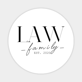 Law Family EST. 2020, Surname, Law Magnet